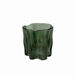 Küünlaklaas - Laineline - roheline