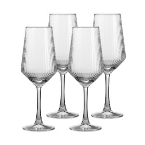 Valge veini klaasid, 4 tk