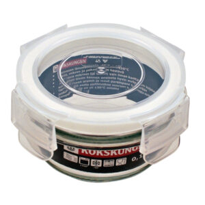 Klaasist hoiunõu - ümmargune - 0,1 L