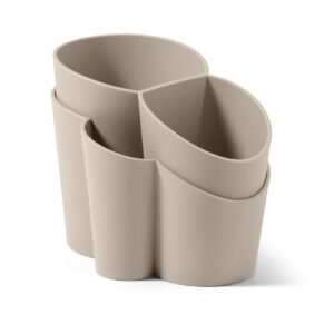 Söögiriistade hoidja – plastikust, beez