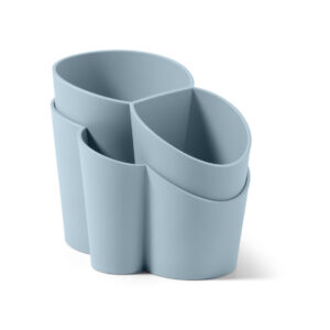 Söögiriistade hoidja – plastikust, helesinine