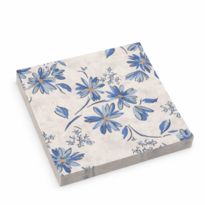 Pabersalvrätikud „Kevadlilled“ 33 × 33 cm
