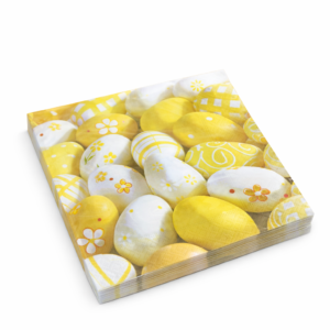 Pabersalvrätikud „Lihavõttemunad“ 33 × 33 cm