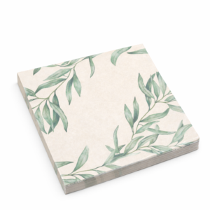 Pabersalvrätikud „Roheline vaikus“ 33 × 33 cm