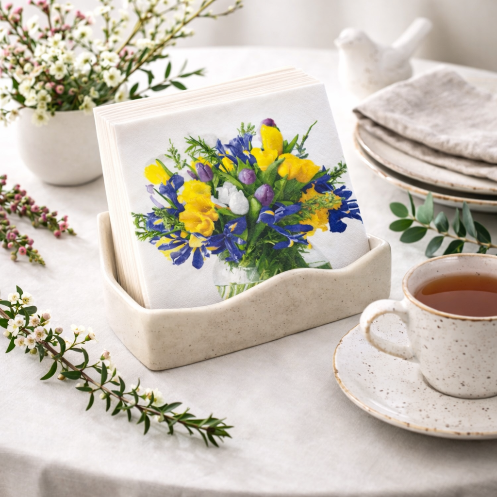 Salvrätik - Lilled vaasis - - Image 2