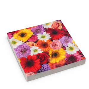 Salvrätik - Värvilised gerberad -