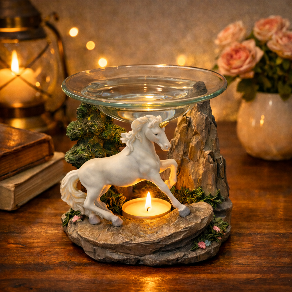 Aroomilamp - Valge Ükssarvik - - Image 2