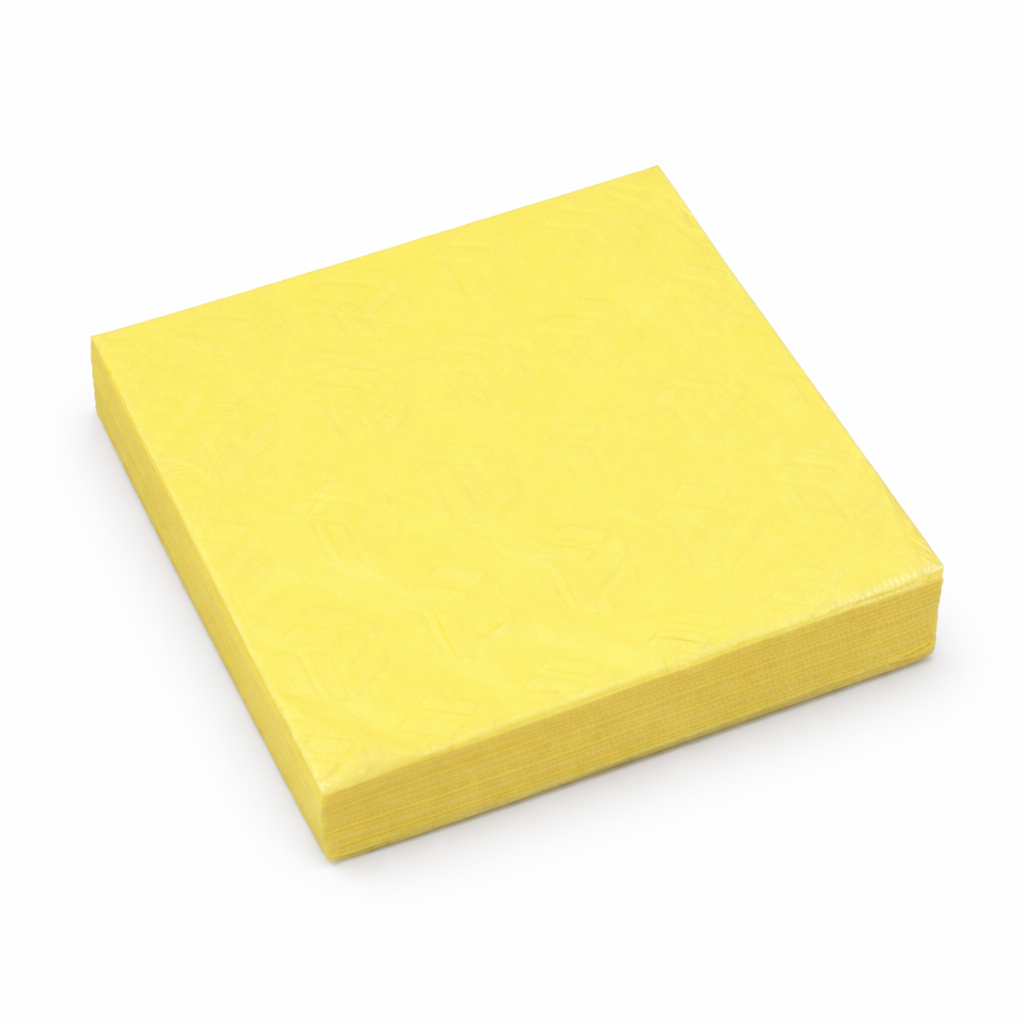 Pabersalvrätikud „Helekollane“ 24 × 24 cm